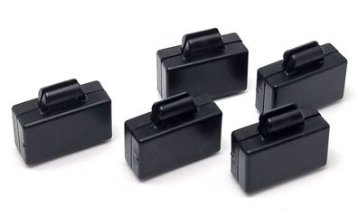 LEGO Nr.6268856 Minifiguren Koffer schwarz / 5 Stück