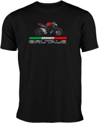 Brutale T-Shirt für MV Agusta Fans und Italian Motorbike Fans Motiv 2