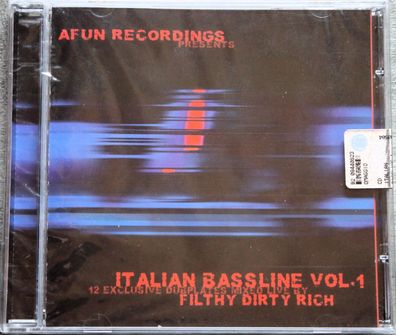 Various Artists - Italian Bassline vol. 1 (2003) (CD) (AFUNCD001) (Neu + OVP)