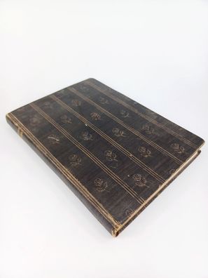 Unikat Skizzenbuch Notizbuch Tagebuch Handarbeit antikes Buch Einband Blumen