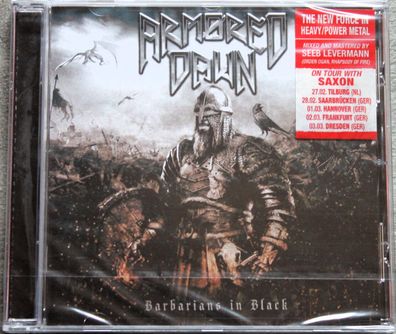 Armored Dawn - Barbarians In Black (2018) (CD) (AFM 676-2) (Neu + OVP)