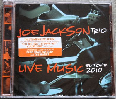 Joe Jackson Trio - Live Music - Europe 2010 (2011) (CD) (0206737ERE) (Neu + OVP)