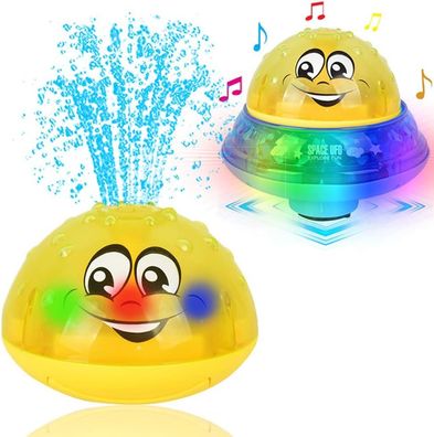 Badespielzeug, 2 in 1 Spritzspray Wasserspielzeug LED Light Up Float Toys