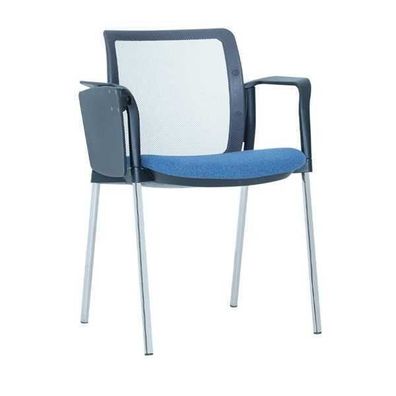 Moderne gepolsterte Sessel Design stilvolle blaue Sessel Bürostuhl Stuhl neu