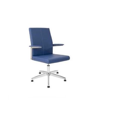 Stilvoll Gaming Stuhl Blau Bürostuhl Schreibtisch Drehstuhl Chefsessel Neu