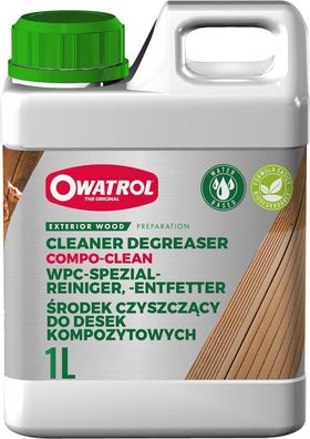 Compo Clean 15l 13,27€/ l Owatrol WPC Reiniger Kunststoff Wood Polymer