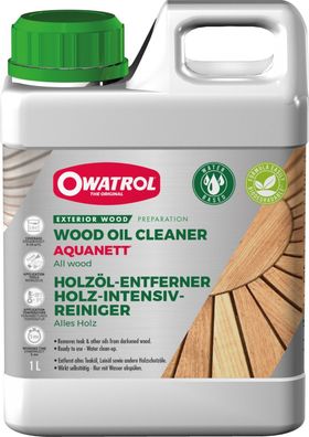 Aquanett 2,5 l 17,16€/ l Owatrol Holzöl Entferner Reiniger Pflege