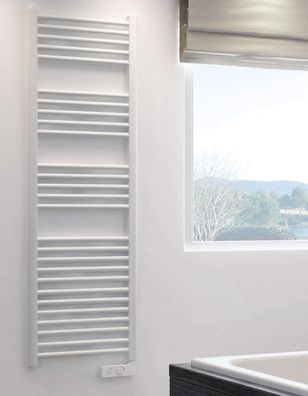 Stabilo-Sanitär Handtuchwärmer Aspen 720x400 Elektro gerade weiß