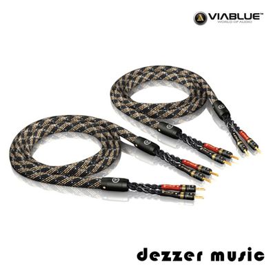 ViaBlue 2x 8,00m SC-4 Single Wire T6s Banana HIGH END Lautsprecherkabel/ 8... TOP