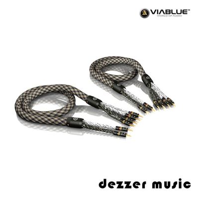 ViaBlue 2x 5,00m SC-6 Air Silver Bi-Wire Lautsprecherkabel / High End Referenz