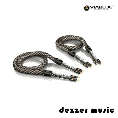 ViaBlue 2x 3,00m SC-6 Air Silver Single-Wire Lautsprecherkabel/ High End Referenz