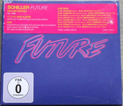 Schiller - Future (2016) (CD + DVD, Deluxe Edition) (06025 4762010 1) (Neu + OVP)