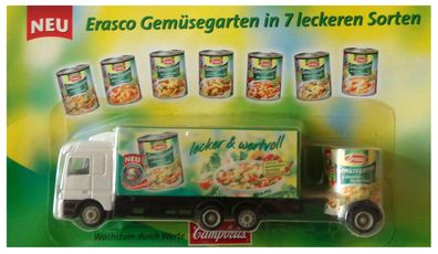 Erasco Nr. - Erasco Gemüsegarten in 7 leckeren Sorten - MB Actros - Hängerzug