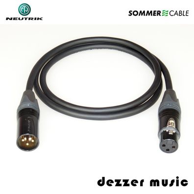 5m XLR Digital-Kabel BINARY Neutrik Gold/ AES/ EBU 110 Ohm Sommer Cable/ HIGH END