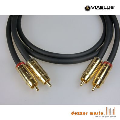 ViaBlue 2x 5m Cinch-Kabel NF-A7 Triple Shield TS.. High End... Spitzenklasse NEU