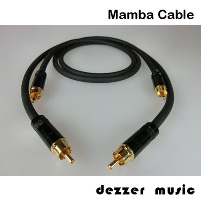 2x 10m Cinch-Kabel Dynamic by Mamba Cable / High End…Kauf nur 1x - dafür TOP