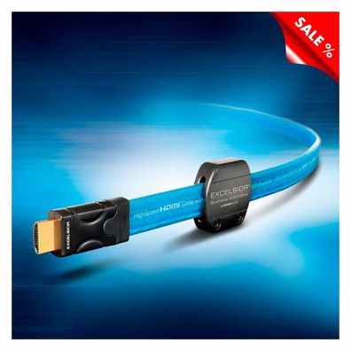 1x 5m EBH4-0500 Sommercable HDMI Kabel Excelsior BlueWater | HDMI® "Oster-Spezial"