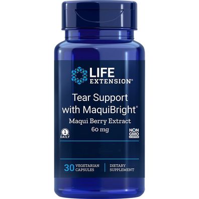 Life Extension, Tear Support with Maquibright, 60 mg, 30 Veg. Kapseln