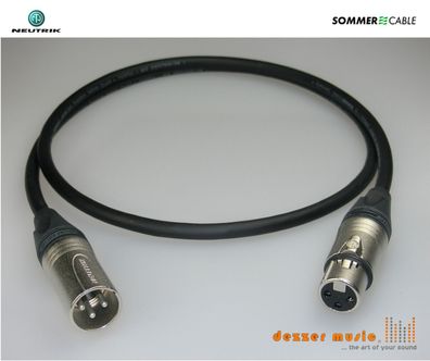 10m Mikrofonkabel XLR 3pol -Profi- Sommer Cable Galileo mit Neutrik XX NEU