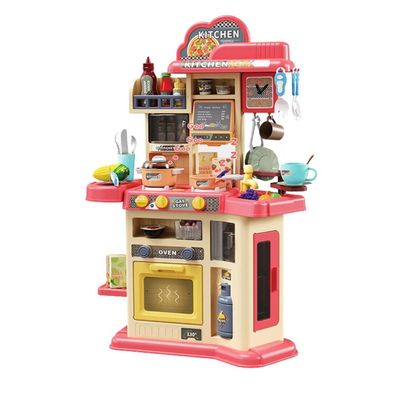 Kinderküche Spielzeugküche Spielküche viel Zubehör Sound Küchenset Geschirr Joe