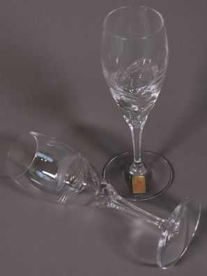 2x Nachtmann Vanessa Likörglas hochwertiges Bleikristall mit Feinschliff #Y3