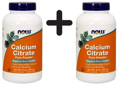 2 x Calcium Citrate, 100% Pure Powder - 227g