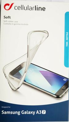 Cellularline Soft Cover Schutzhülle Backcover für Samsung Galaxy A3 2017