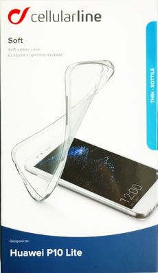 Cellularline Soft Cover Schutzhülle Backcover für Huawei P10 Lite