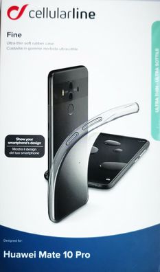 Cellularline Fine Cover Schutzhülle Backcover für Huawei Mate 10 Pro