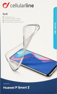 Cellularline Soft Cover Schutzhülle Backcover für Huawei P Smart Z
