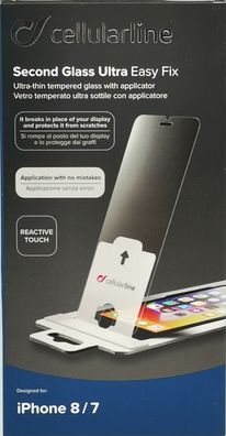 Cellularline Displayschutzglas für Apple iPhone 7 / 8