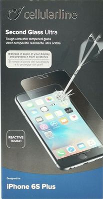 Cellularline Displayschutzglas für Apple iPhone 6S Plus