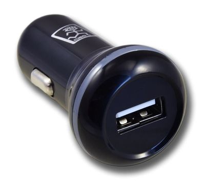 2GO Kfz-Ladegerät 12V/24V - schwarz 1000mA USB