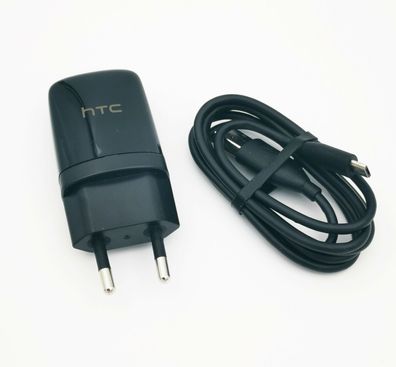HTC Netzteil TC E250 + 1m Micro USB Kabel schwarz