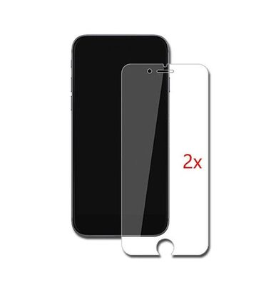 2Go 2x Displayschutzglas für Apple iPhone 6 Plus / 7 Plus / 8 Plus 2 Stück