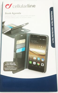 Cellularline Book Agenda Tasche für Huawei P10 Schutz Hülle