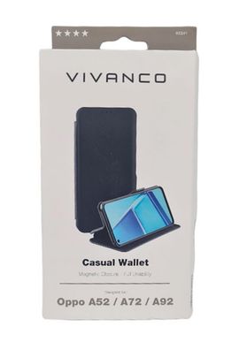 Tasche Schutzhülle Casual Wallet für Oppo A52 / A72 / A92 Magnetverschluss Stand