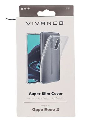 Tasche Schutzhülle Super Slim Cover für Oppo Reno 2 TPU Backcover Hülle Case