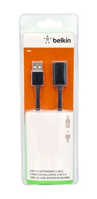 Belkin USB 2.0 Verlängerungskabel USB A Stecker - USB A Kupplung 4,8m Kabel
