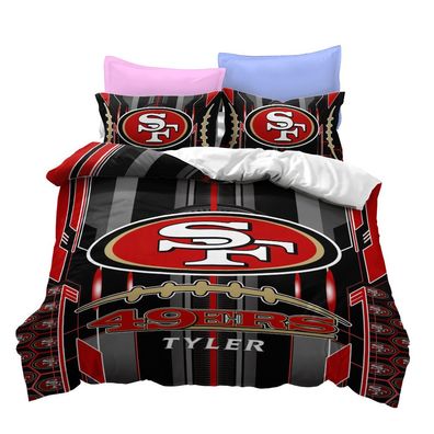 2tlg. San Francisco 49ers Fußball bettbezug Kinder Geschenk Bettwäsche 135 x 200 cm