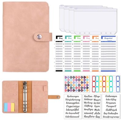 Budget Notizbuch Budget Notizbuch mit Folie, A6 Budget Loseblattwerk