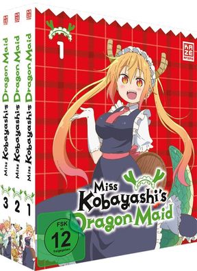 Miss Kobayashi´s Dragon Maid - Staffel 1 - Bundle - Vol.1-3 - DVD - NEU