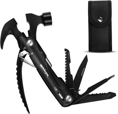 Multifunktionshammer, 12-in-1-Multitool-Hammer, faltbarer Multitool-Gürtel,
