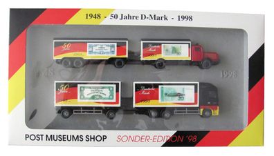 Post Museum Shop - Edition 1998 - 50 Jahre D-Mark - Set mit 2 Fahrzeugen - von Wiking