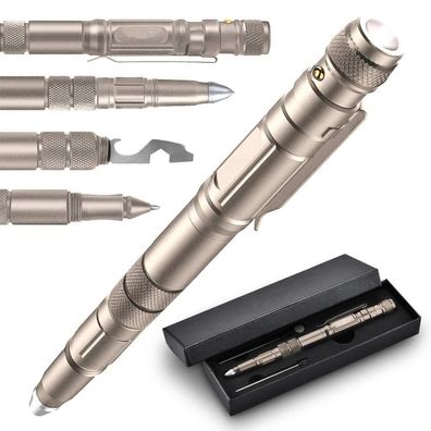 Geschenke für Männer, Taktischer Stift mit Taschenlampe Gadgets für Männer,