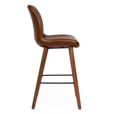 Esszimmerstuhl Luxus Braun Stühle Stuhl Design Lehnstuhl Möbel Holzstuhl Neu