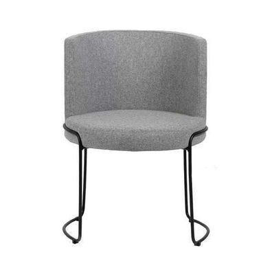 Stuhl Modern Polster Esszimmer Stühle Textil Farbe Grau 1 Sitzer JV Möbel