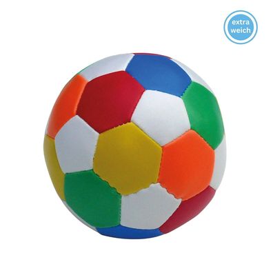 Softball Ø 10 cm bunt | extra weicher Spielball | Fußball für Kinder