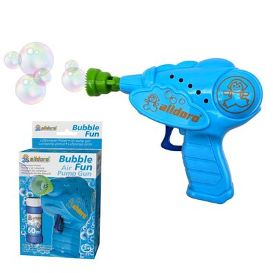 Seifenblasenpistole für Kinder | inkl. 60 ml Seifenlauge | ohne Batterien