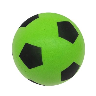 Schaumstoffball grün | weicher Spielball für Kinder | Fußball aus Schaumstoff